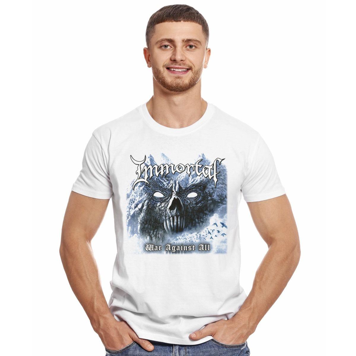 IMMORTAL WAR AGAINST ALL POLERA MANGA CORTA HOMBRE-2