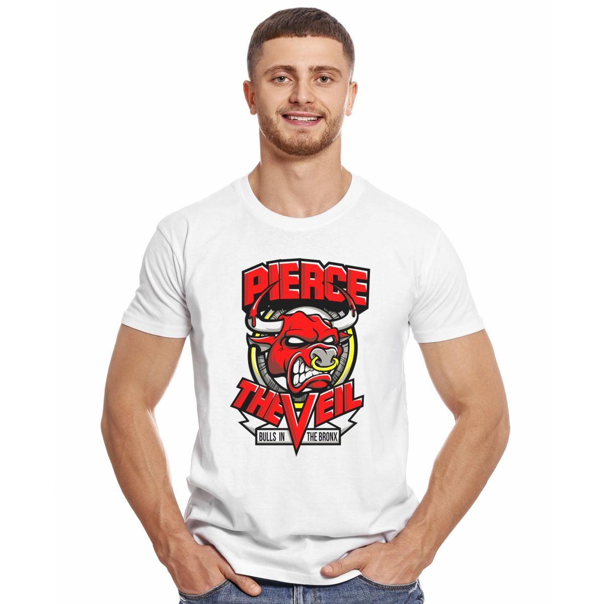 PIERCE THE VEIL BULLS IN THE BRONX POLERA MANGA CORTA HOMBRE-2
