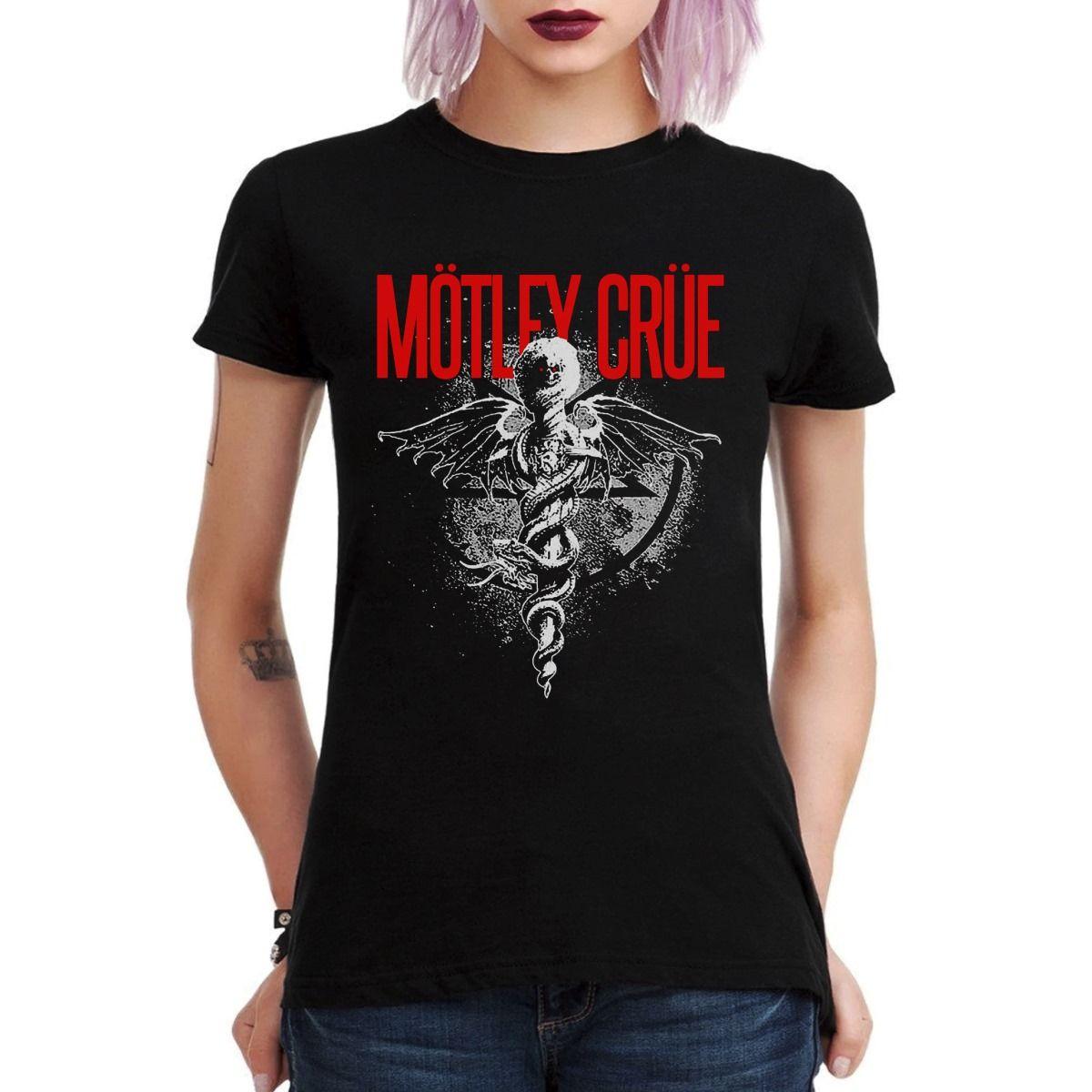 MOTLEY CRUE DR FEELGOOD POSTER POLERA MUJER-2