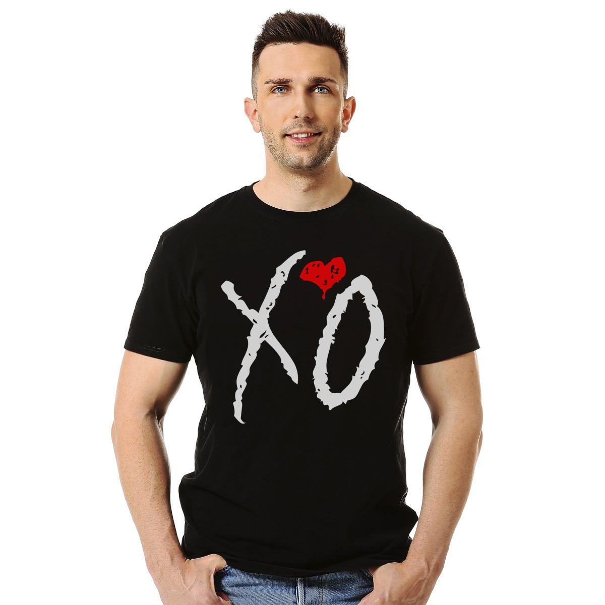 THE WEEKND LOGO STENCIL POLERA MANGA CORTA HOMBRE-2
