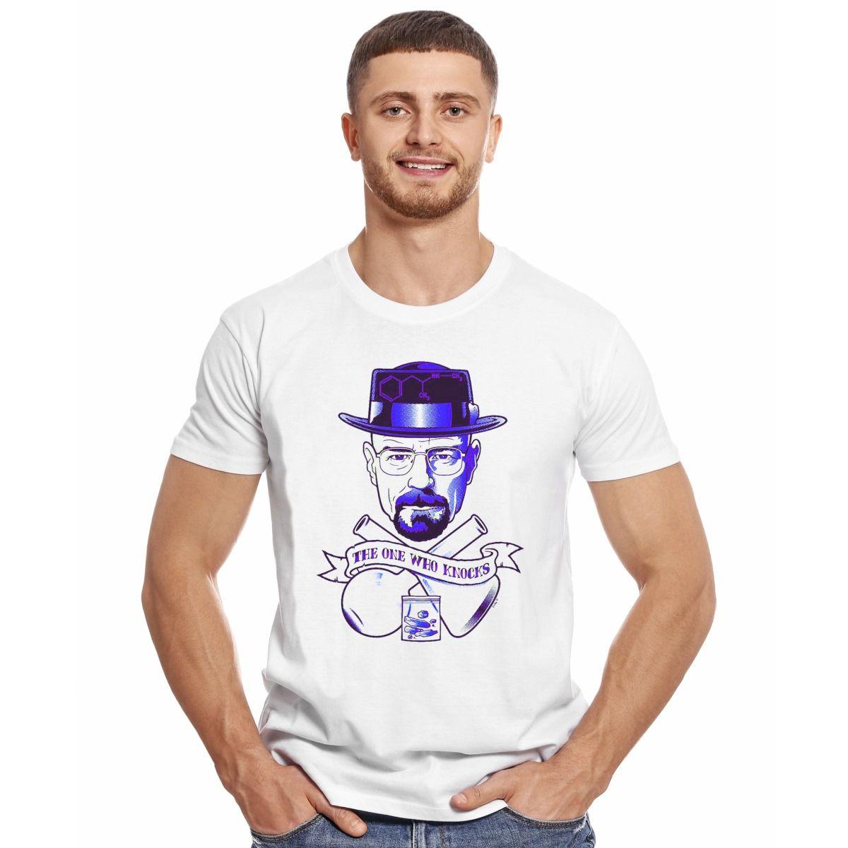 BREAKING BAD THE ONE WHO KNOCKS POLERA MANGA CORTA HOMBRE-2