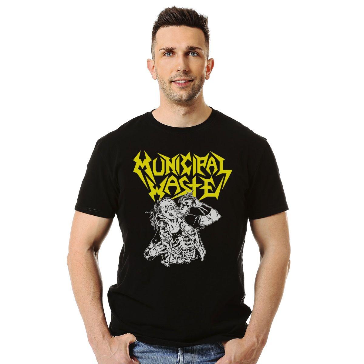 MUNICIPAL WASTE DRINKING THE ART OF PARTYING POLERA MANGA CORTA HOMBRE-2