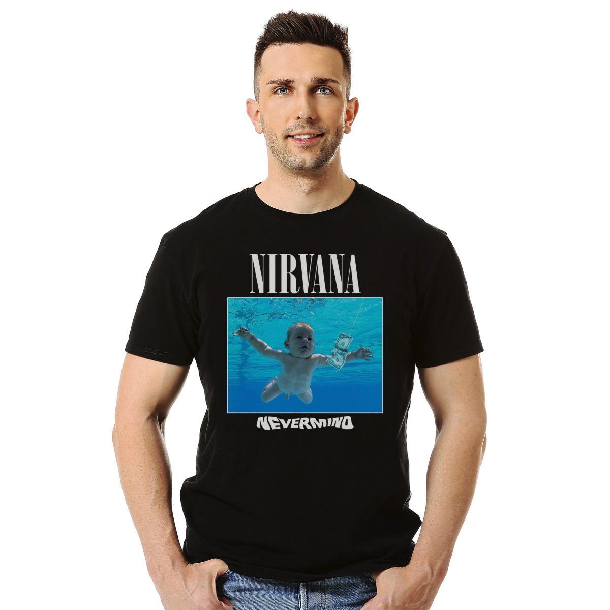 Polera Nirvana Nevermind Rock-2