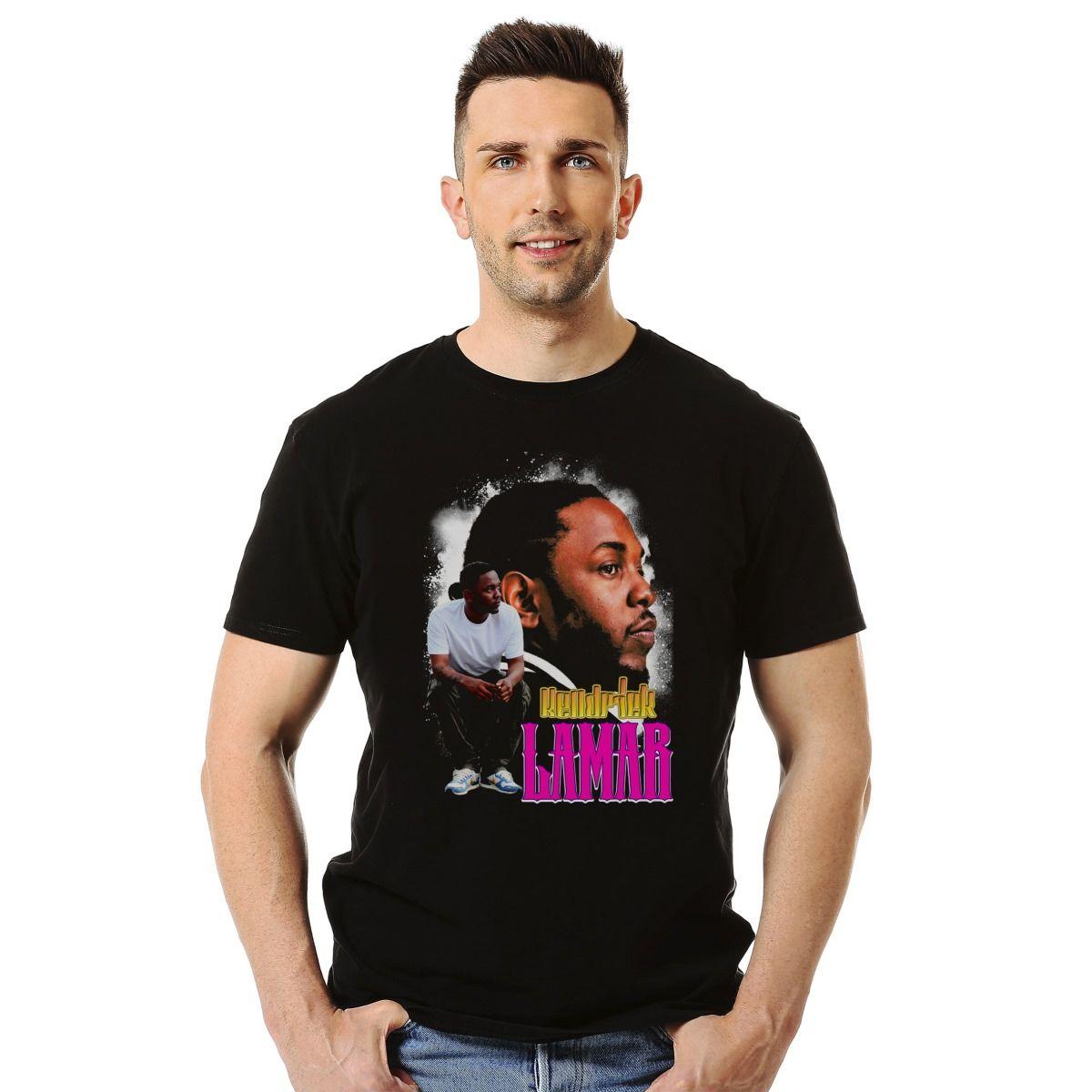 KENDRICK LAMAR FACE PROFILE POLERA MANGA CORTA HOMBRE-2