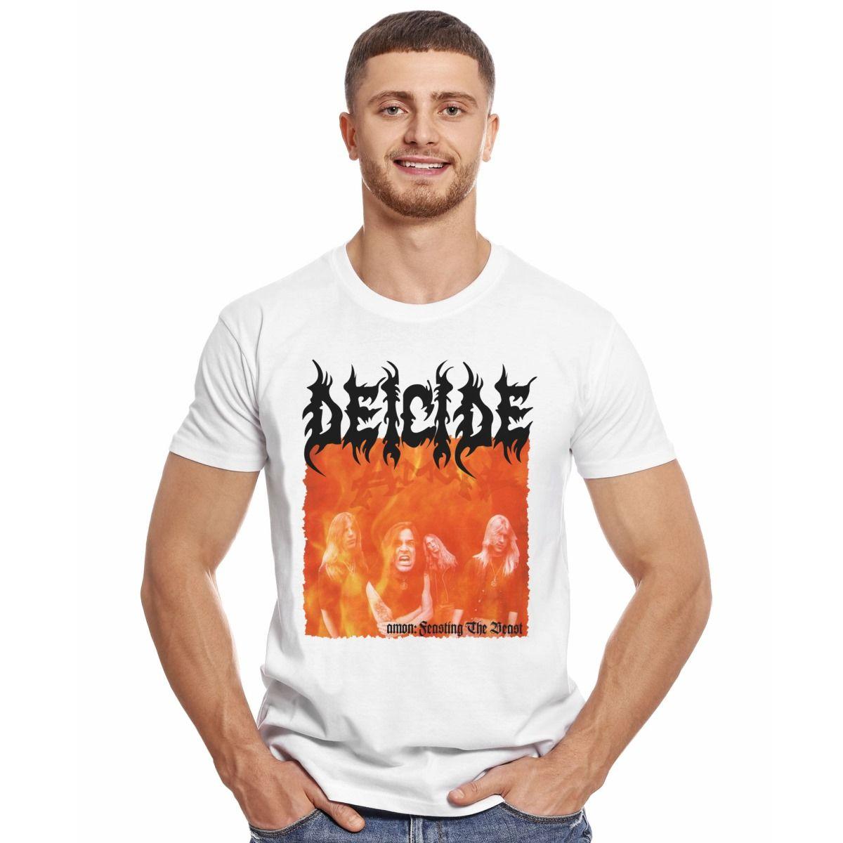 DEICIDE AMON LOGO NEGRO POLERA MANGA CORTA HOMBRE-2