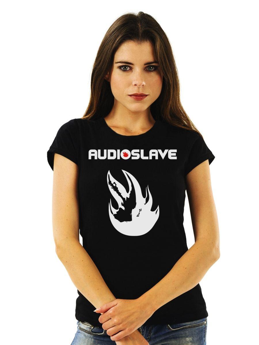 AUDIOSLAVE LOGO POLERA MUJER-0