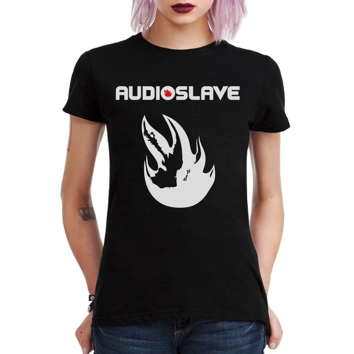 AUDIOSLAVE LOGO POLERA MUJER-2