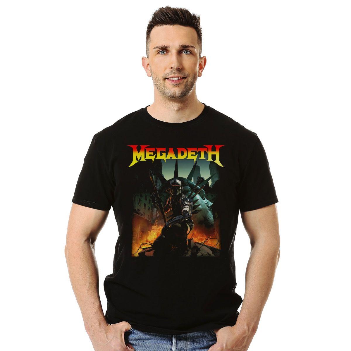 MEGADETH VIC NEW YORK POLERA MANGA CORTA HOMBRE-2