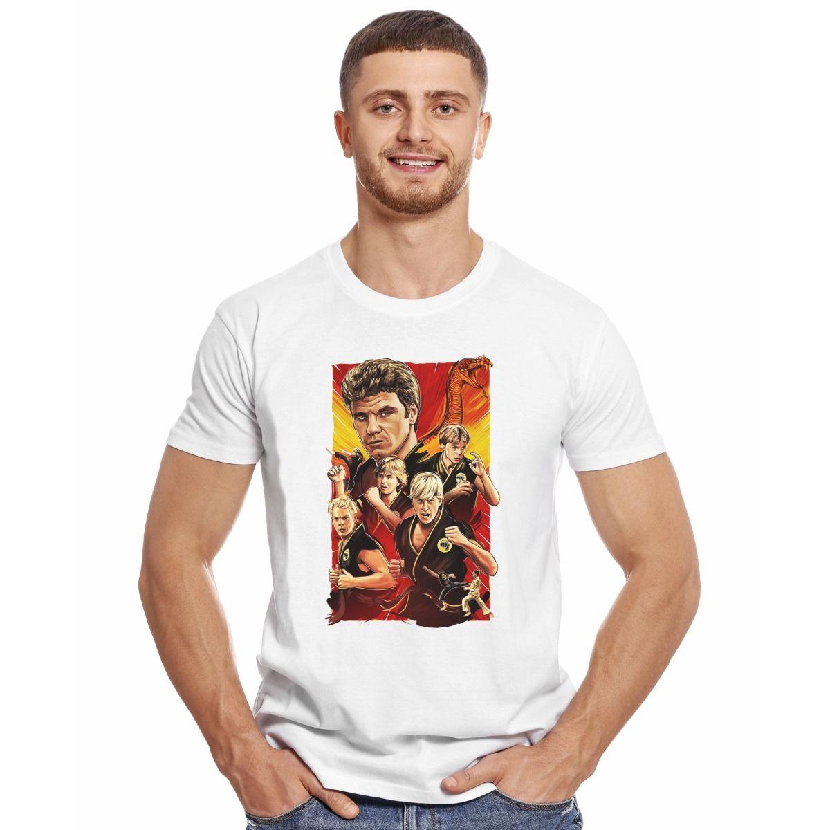 KARATE KID COBRA KAI FANART POLERA MANGA CORTA HOMBRE-2