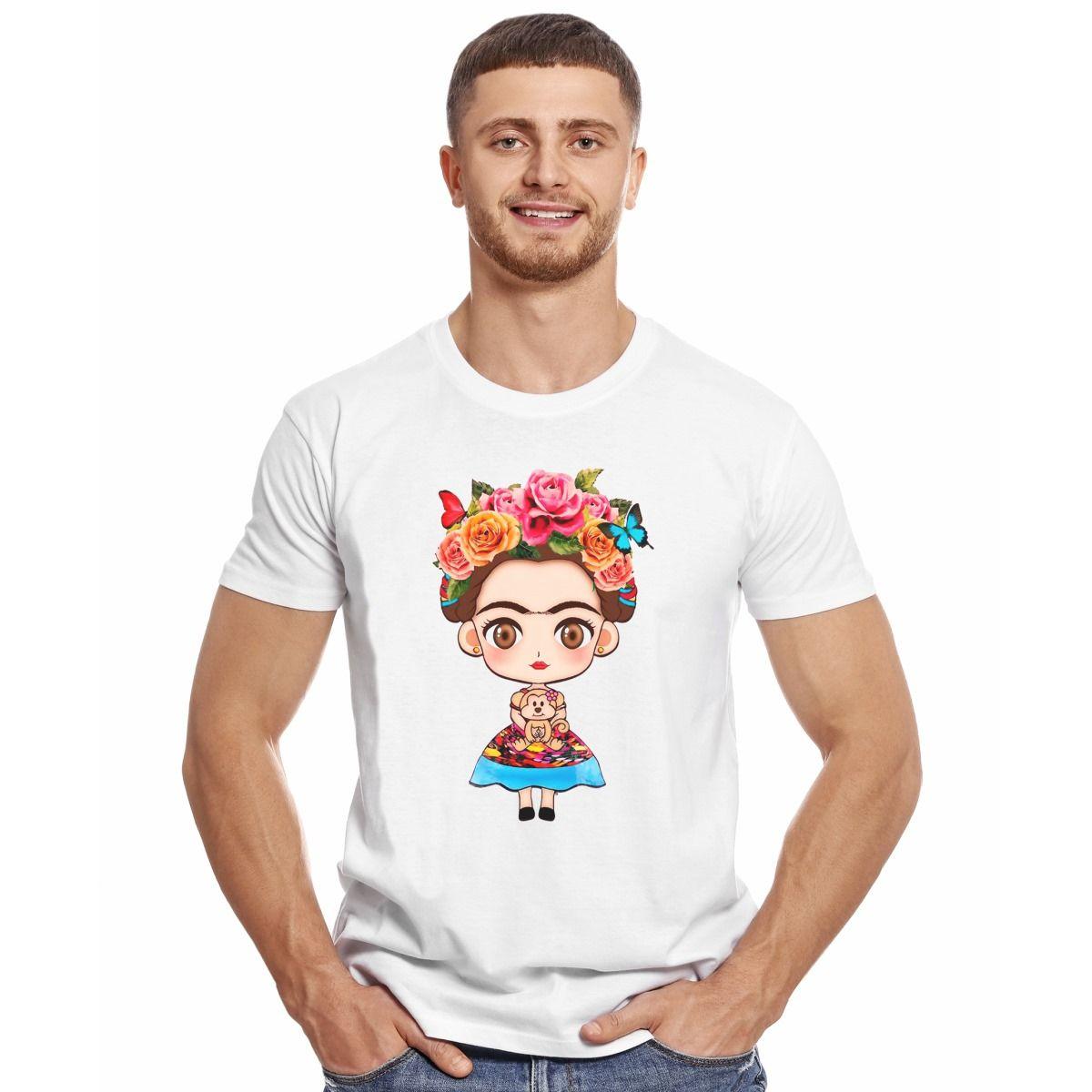 FRIDA KAHLO CARTOON POLERA MANGA CORTA HOMBRE-2
