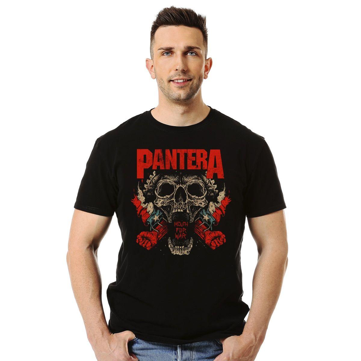 Polera Pantera Mouth For War Metal-2
