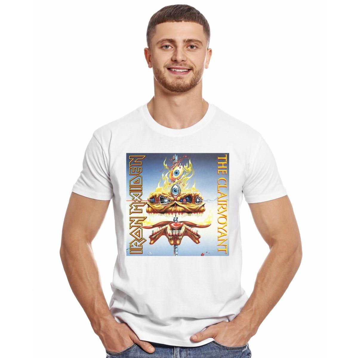 IRON MAIDEN THE CLARIVOYANT POLERA MANGA CORTA HOMBRE-2