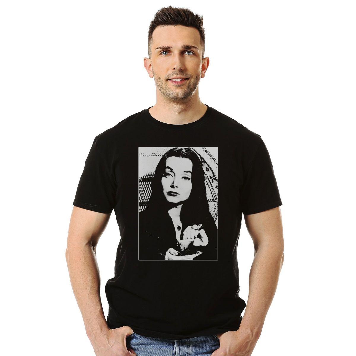 LOCOS ADDAMS MORTICIA POLERA MANGA CORTA HOMBRE-2