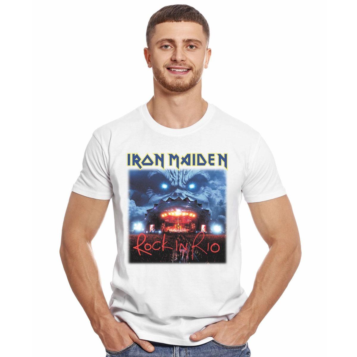 IRON MAIDEN ROCK IN RIO POLERA MANGA CORTA HOMBRE-2