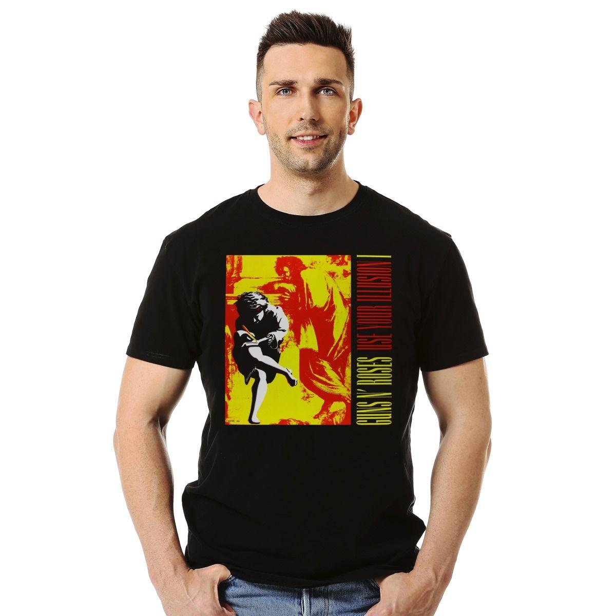 GUNS N ROSES USE YOUR ILLUSION I POLERA MANGA CORTA HOMBRE-2
