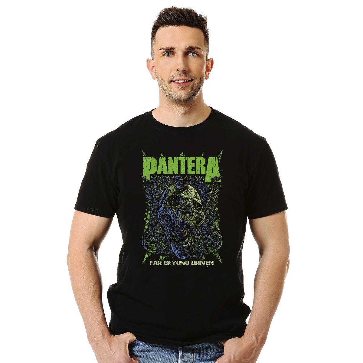 PANTERA FAR BEYOND DRIVEN POSTER POLERA MANGA CORTA HOMBRE-2