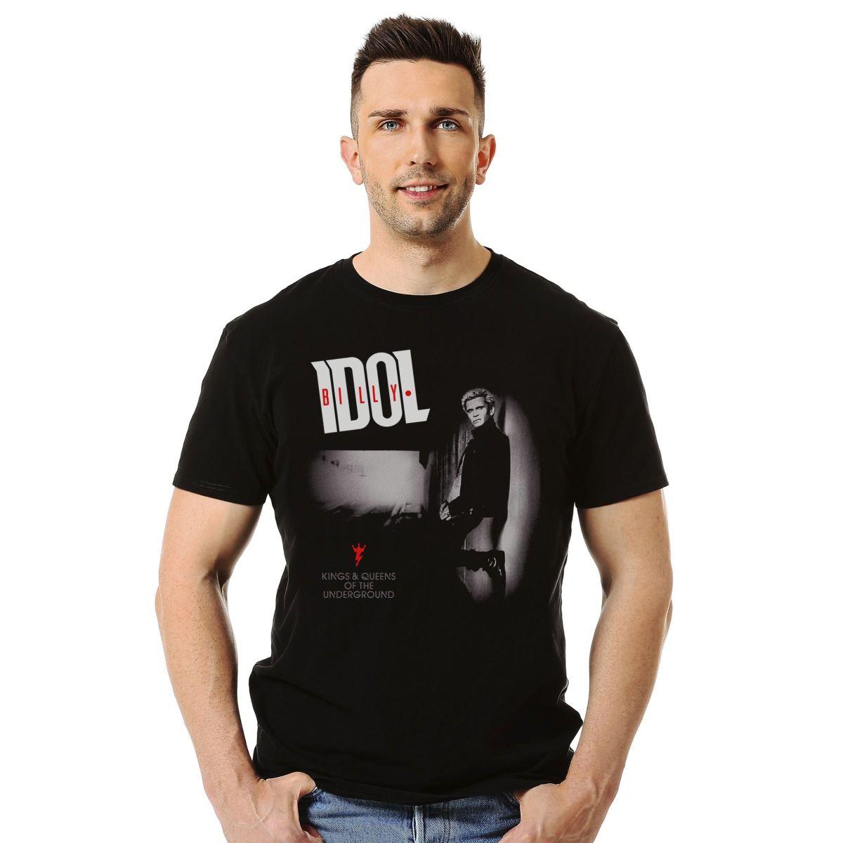 BILLY IDOL KINGS AND QUEENS OF THE UNDERGROUND POLERA MANGA CORTA HOMBRE-2