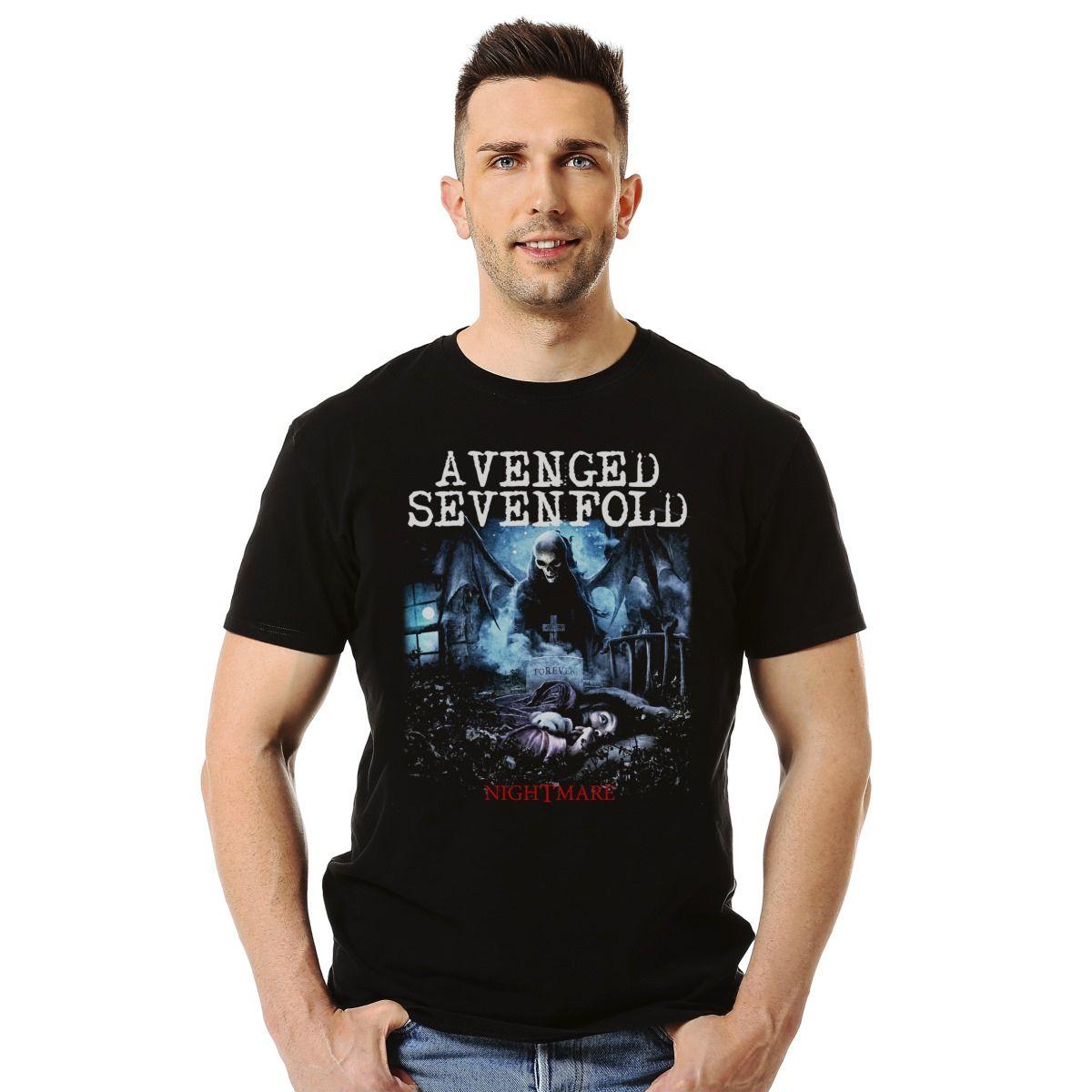 Polera Avenged Sevenfold Nightmare Rock-2