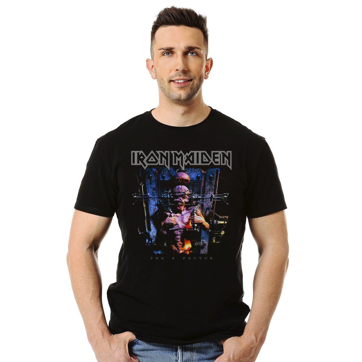 IRON MAIDEN THE X FACTOR POLERA MANGA CORTA HOMBRE-2