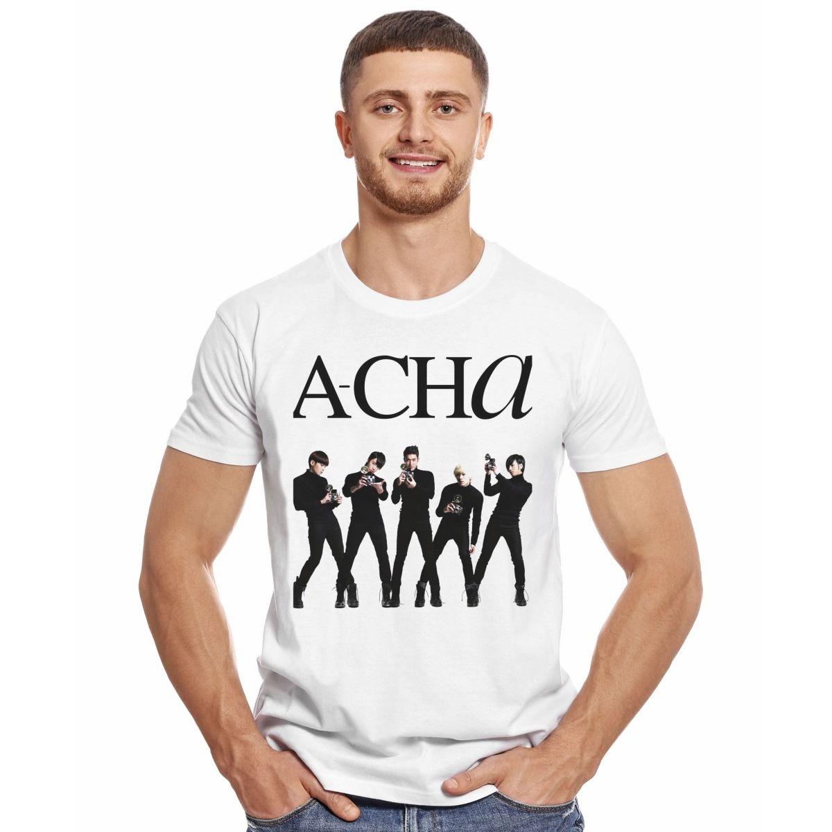 SUPER JUNIOR A-CHA POLERA MANGA CORTA HOMBRE-2