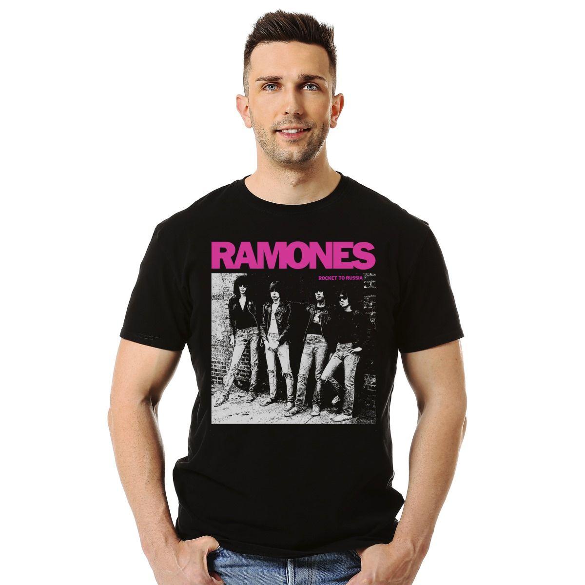 RAMONES ROCKET TO RUSSIA POLERA MANGA CORTA HOMBRE-2