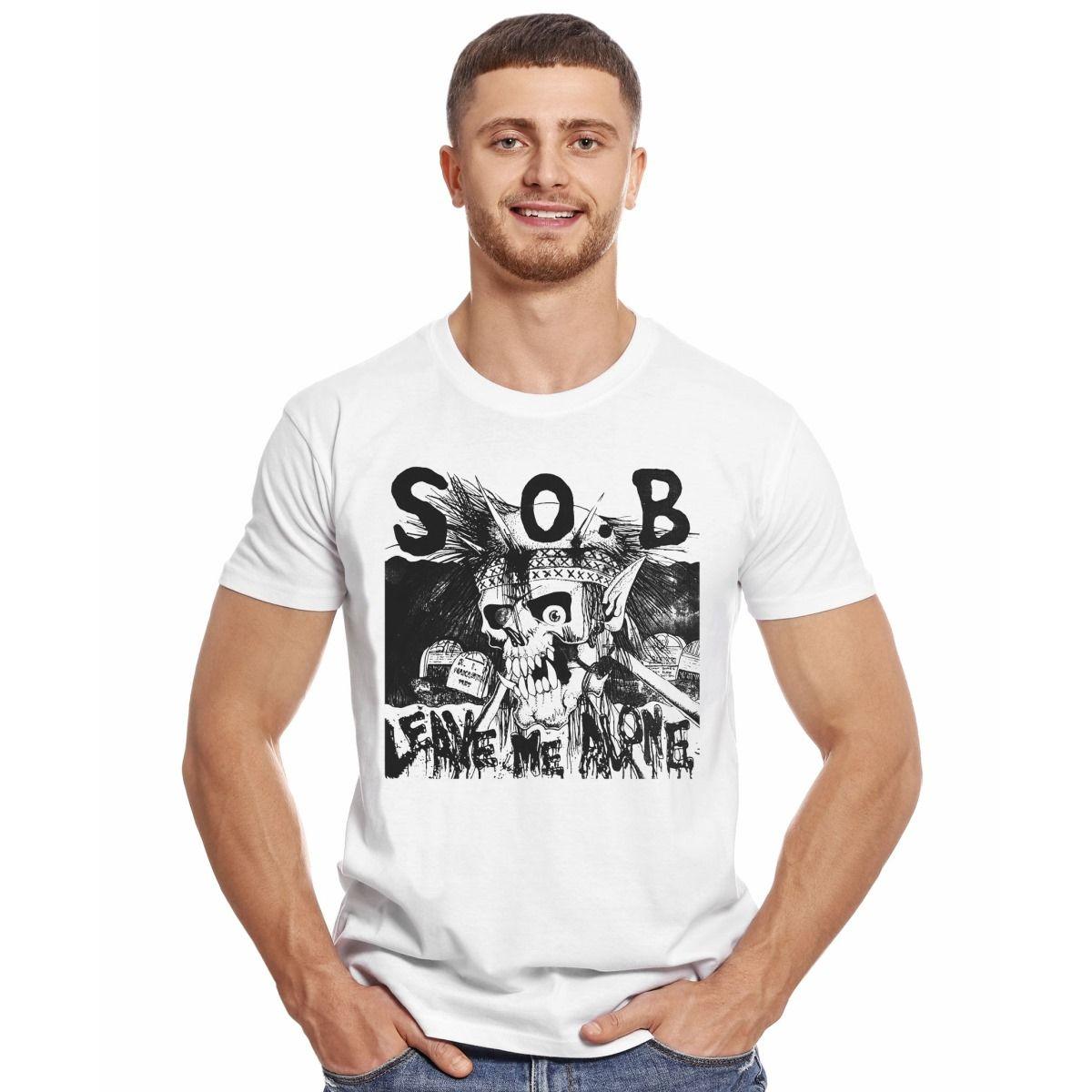 SOB LEAVE ME ALONE POLERA MANGA CORTA HOMBRE-2