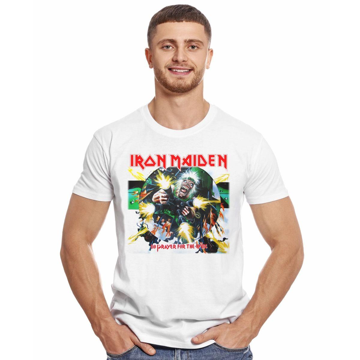 IRON MAIDEN NO PRAYER FOR THE DYING POLERA MANGA CORTA HOMBRE-2