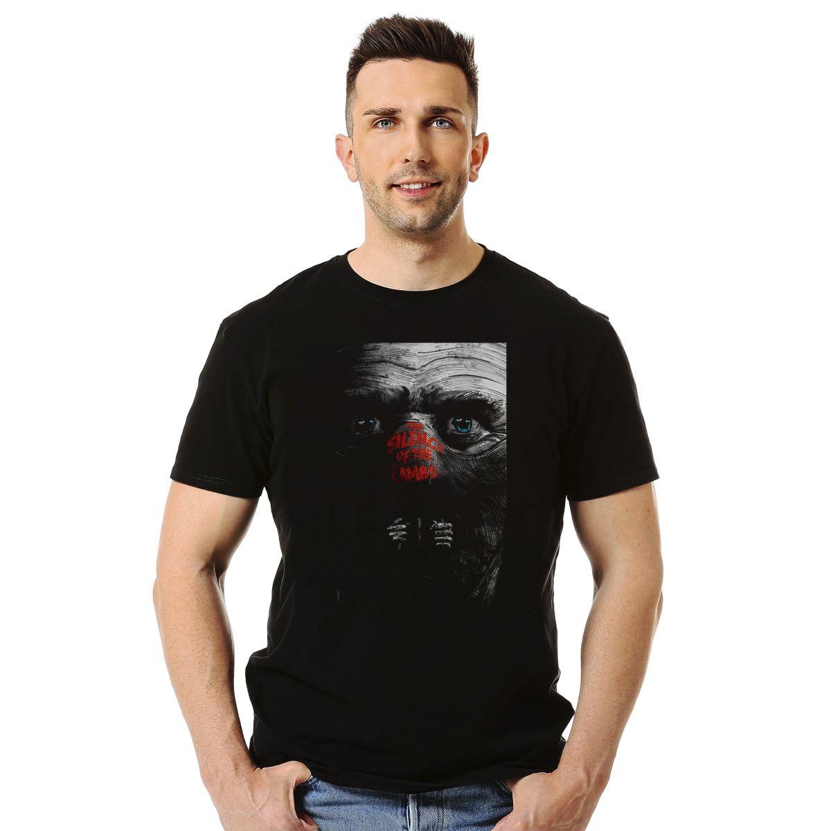 THE SILENCE OF THE LAMBS EL SIELNCIO DE LOS INOCENTES FANART POSTER POLERA MANGA CORTA HOMBRE-2