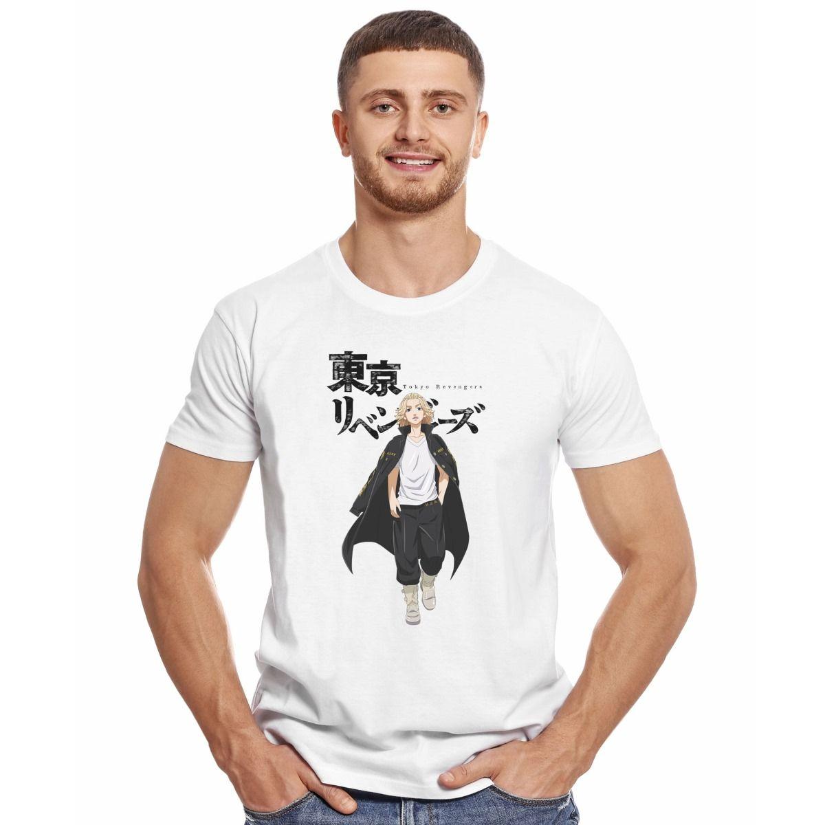 TOKYO REVENGERS MIKEY LOGO 2 POLERA MANGA CORTA HOMBRE-2