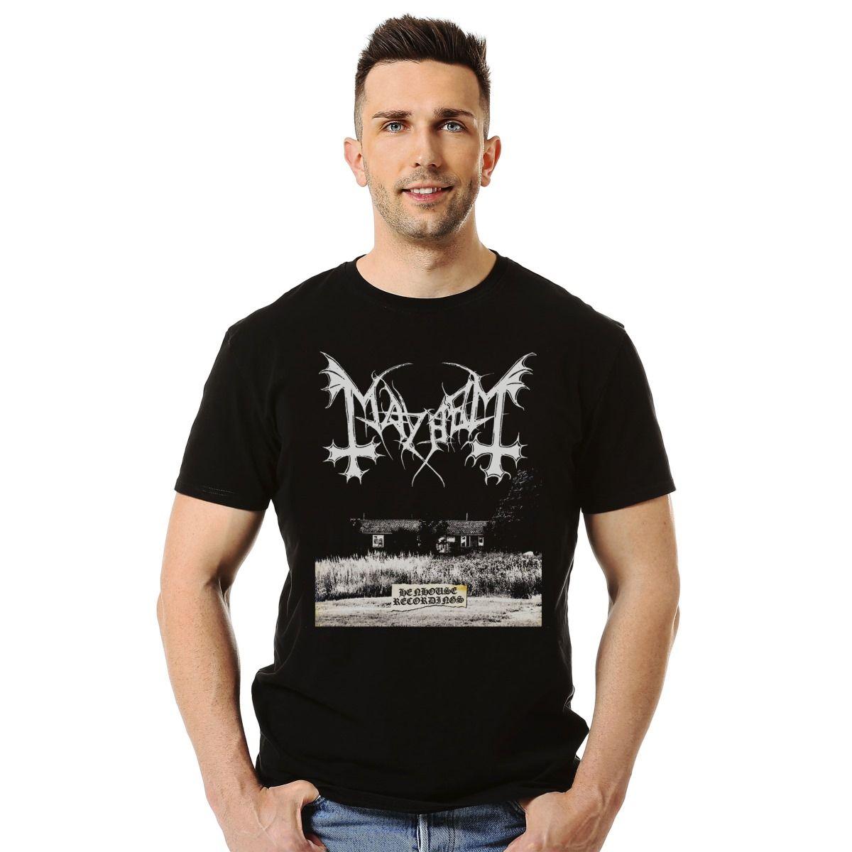 MAYHEM HENHOUSE RECORDINGS POLERA MANGA CORTA HOMBRE-2
