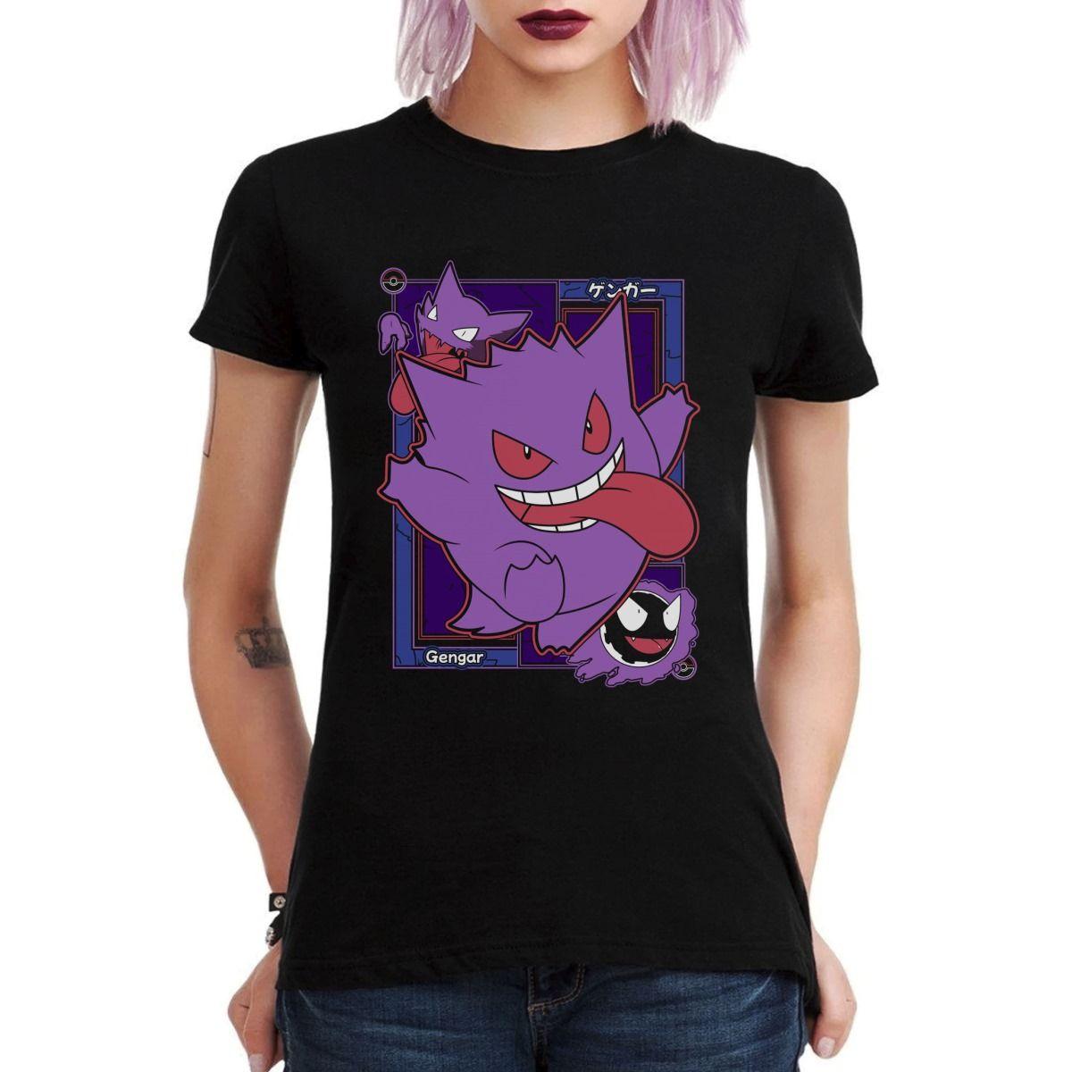 POKEMON URBAN GENGAR POLERA MUJER-2