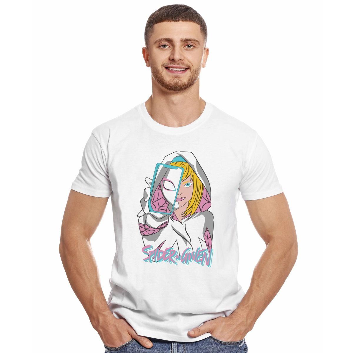 SPIDERMAN SPIDER GWEN POLERA MANGA CORTA HOMBRE-2