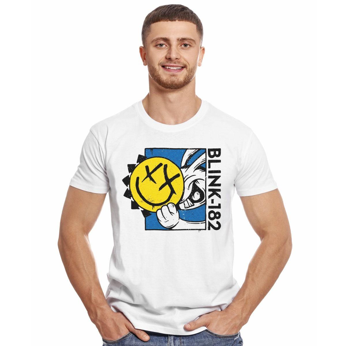 BLINK 182 SMILEY RABBIT POLERA MANGA CORTA HOMBRE-2