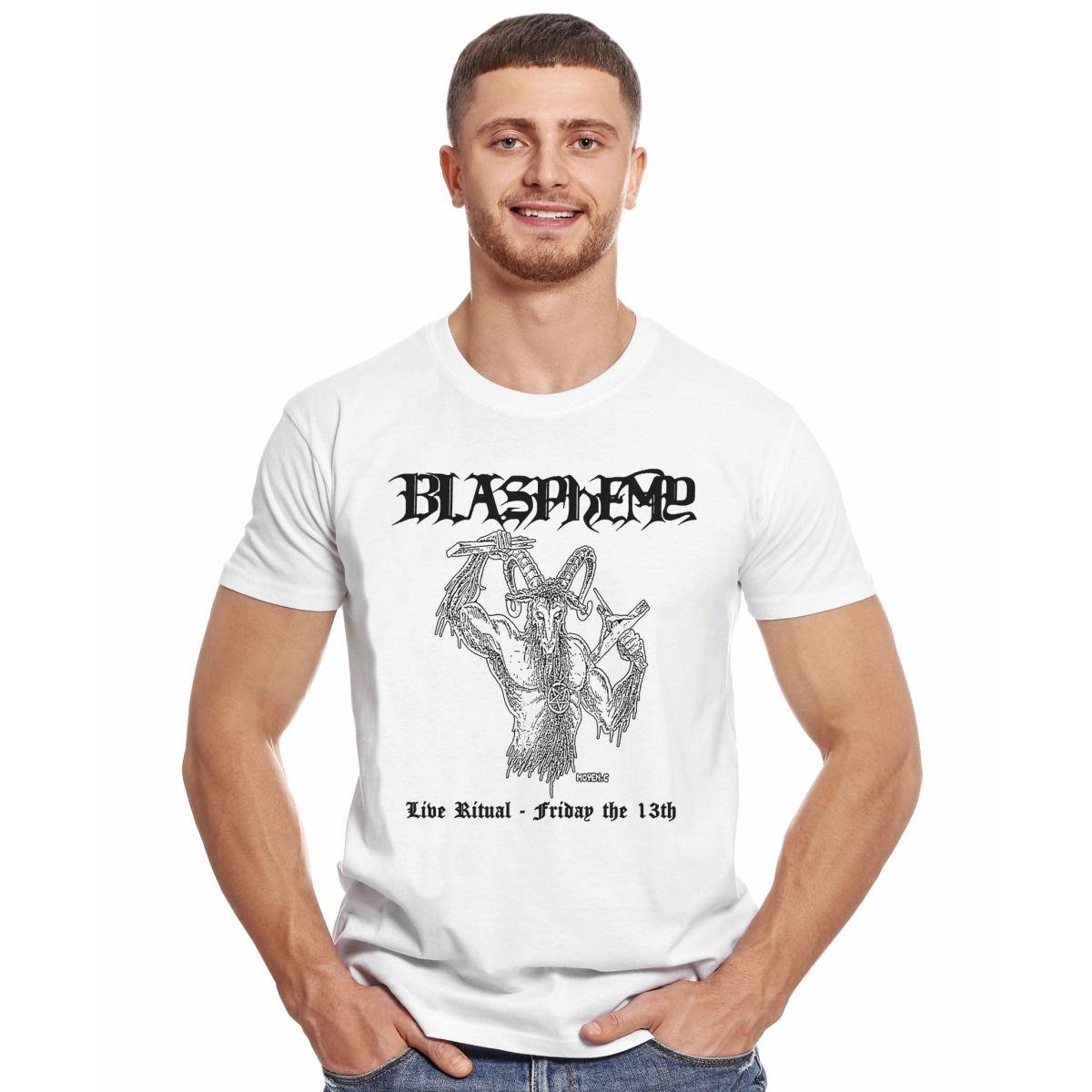 BLASPHEMY LIVE RITUAL POLERA MANGA CORTA HOMBRE-2