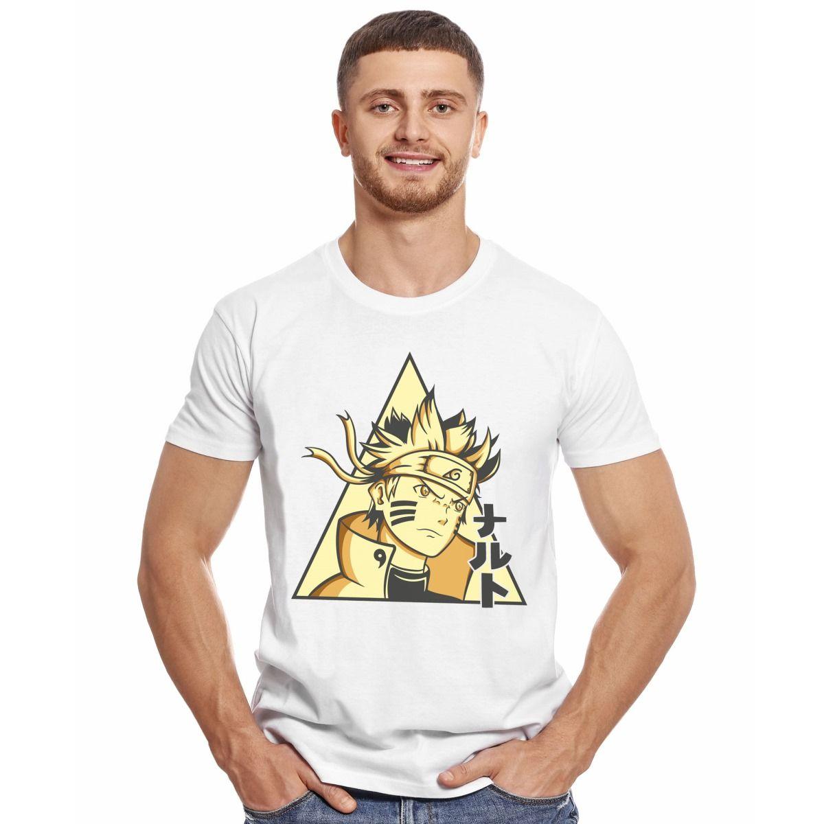 NARUTO SHIPPUDEN TRIANGULO POLERA MANGA CORTA HOMBRE-2