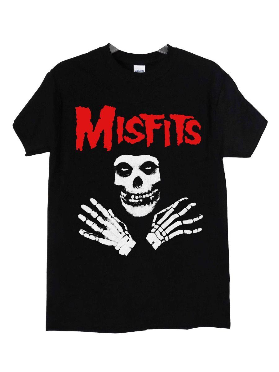 Polera Misfits Skull And Hands-2