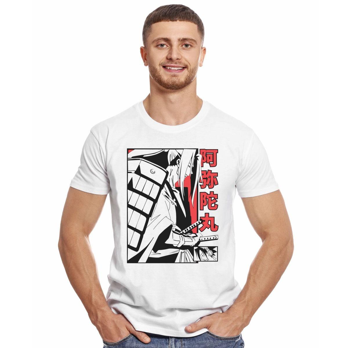 SHAMAN KING STENCIL ASAKURA AMIDAMARU POLERA MANGA CORTA HOMBRE-2