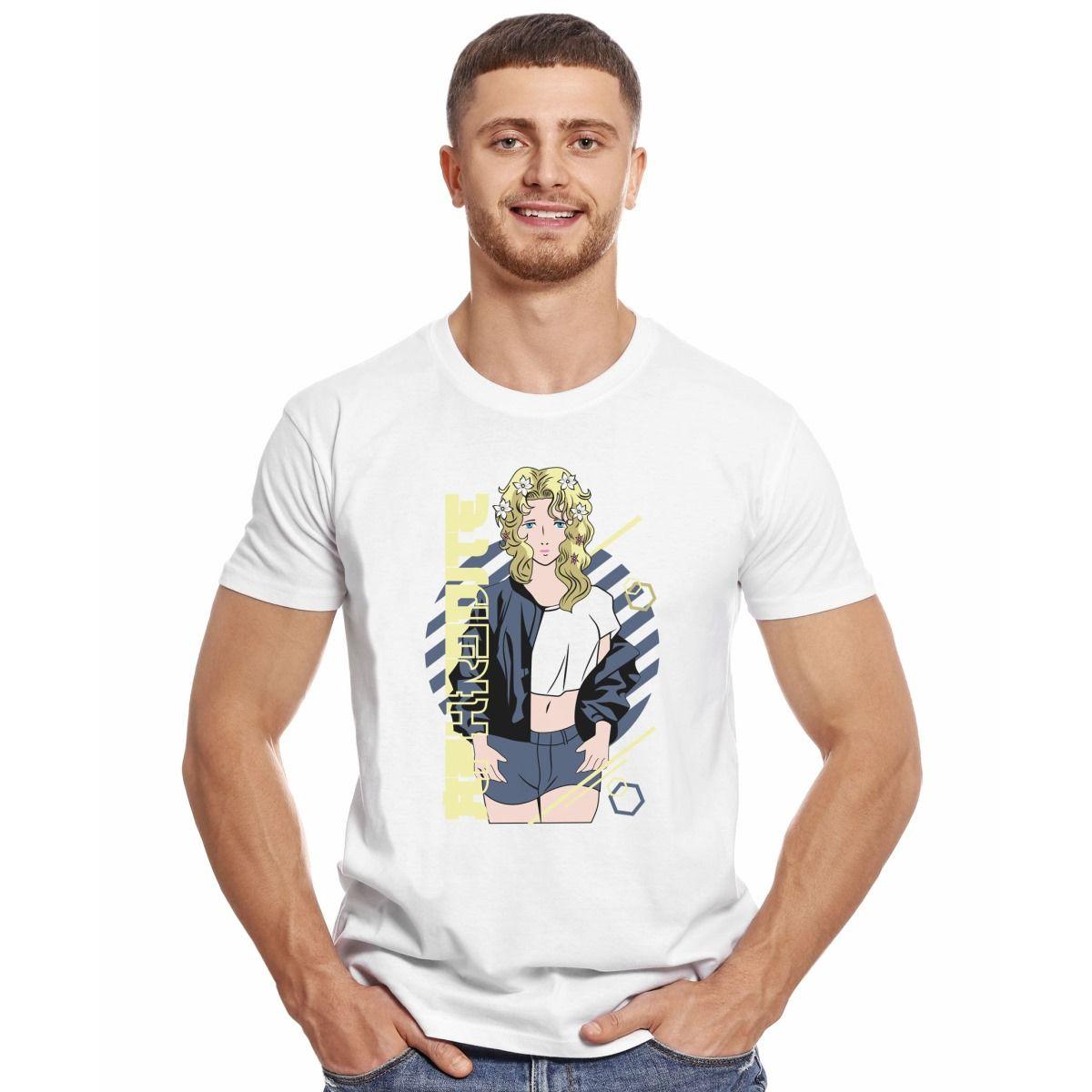 RECORD OF RAGNAROK AFRODITA LETRAS POLERA MANGA CORTA HOMBRE-2