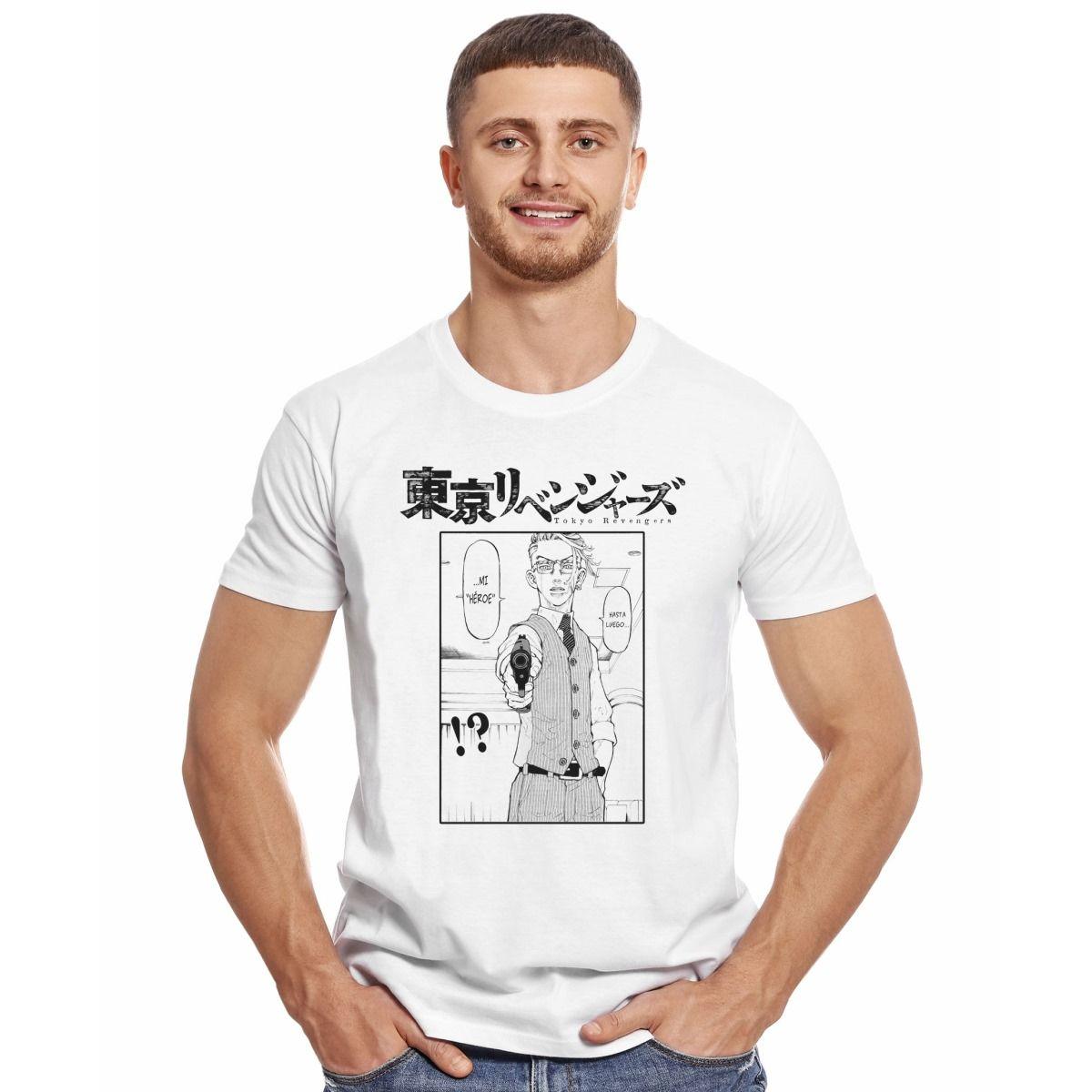 TOKYO REVENGERS TETTA KISAKI PISTOLA POLERA MANGA CORTA HOMBRE-2