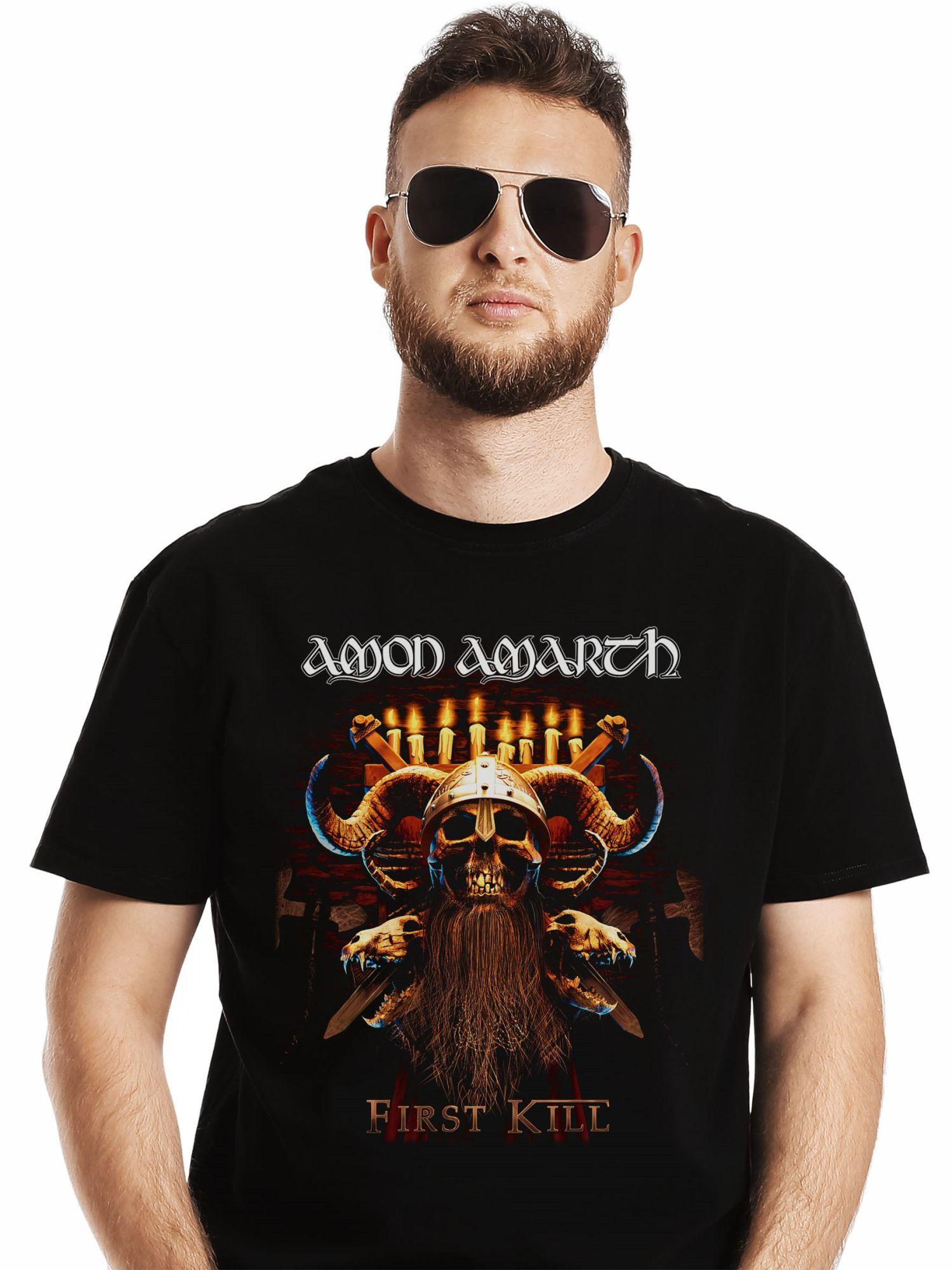 Polera Amon Amarth First Kill-0