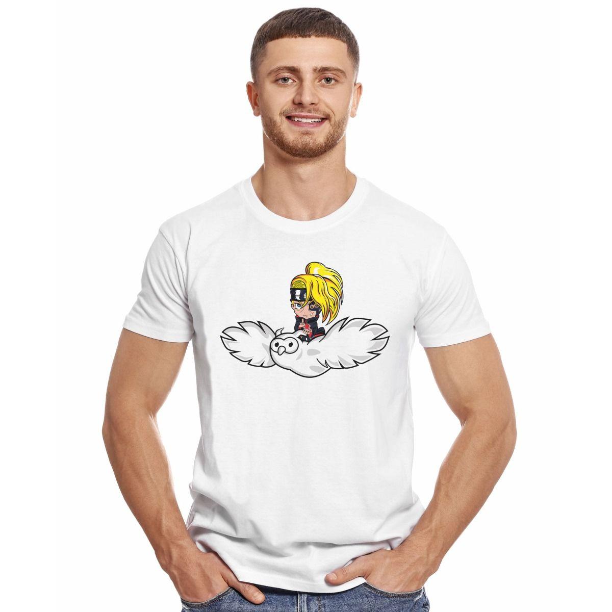 NARUTO AKATSUKI DEIDARA CHIBI POLERA MANGA CORTA HOMBRE-2