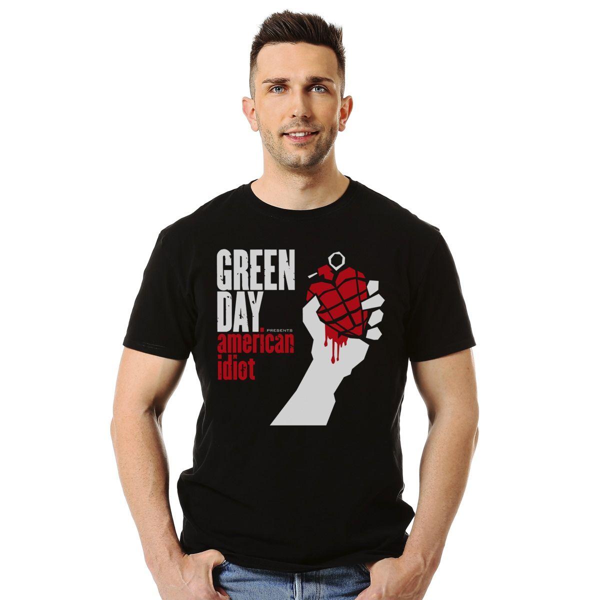 Polera Green Day Presents American Idiot Granada Punk-2