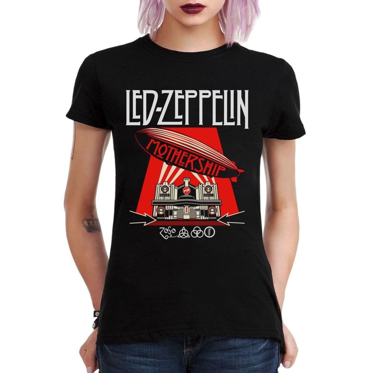 LED ZEPPELIN MOTHERSHIP POLERA MUJER-2