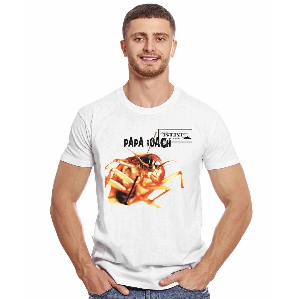 PAPA ROACH INFEST POLERA MANGA CORTA HOMBRE-2