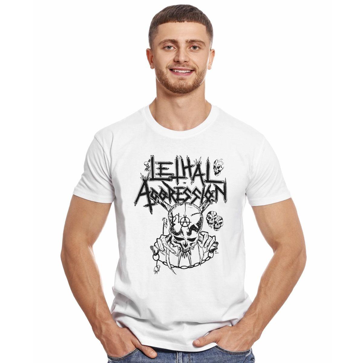 LETHAL AGGRESSION SKULL POLERA MANGA CORTA HOMBRE-2