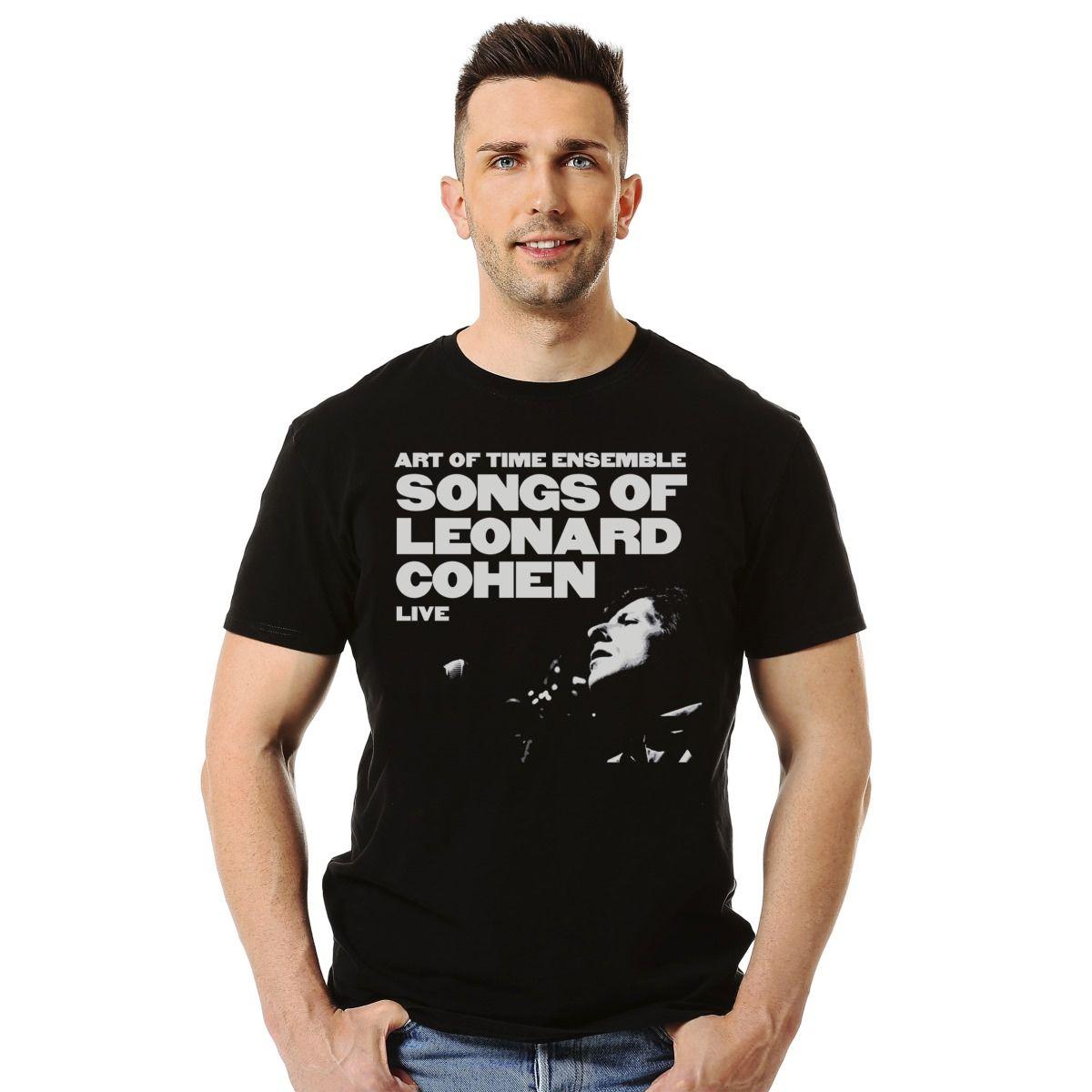 SONGS OF LEONARD COHEN LIVE POLERA MANGA CORTA HOMBRE-2