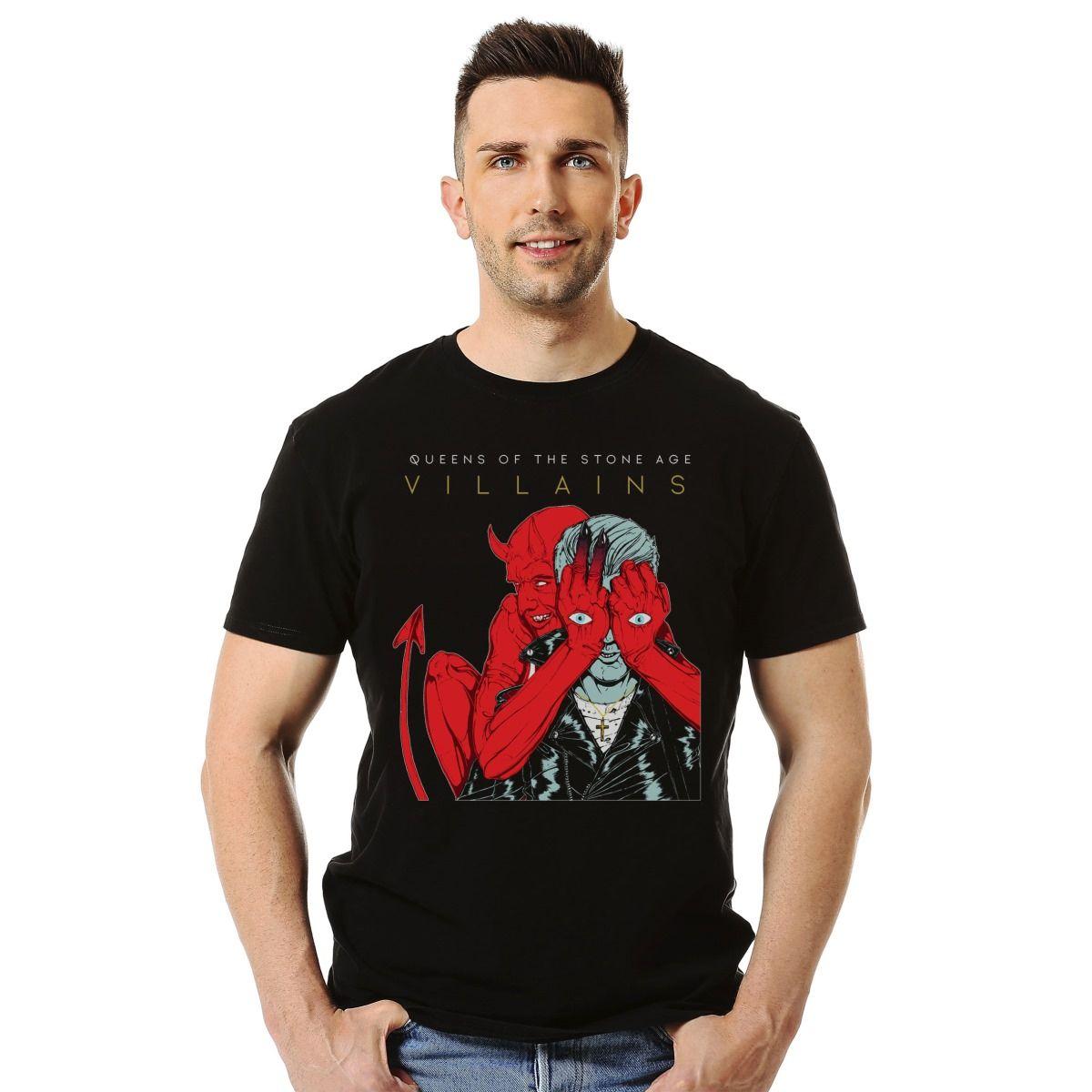 Polera Queens Of The Stone Age Villains Rock-2