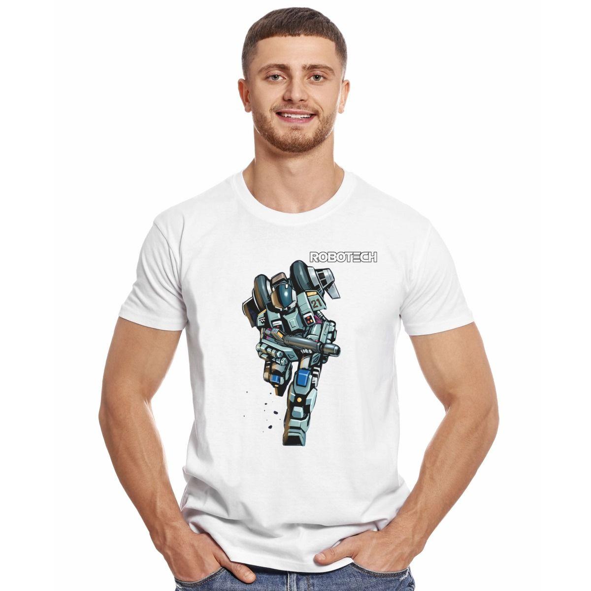 ROBOTECH SCOTT BERNARD MOTOCYCLONE POLERA MANGA CORTA HOMBRE-2