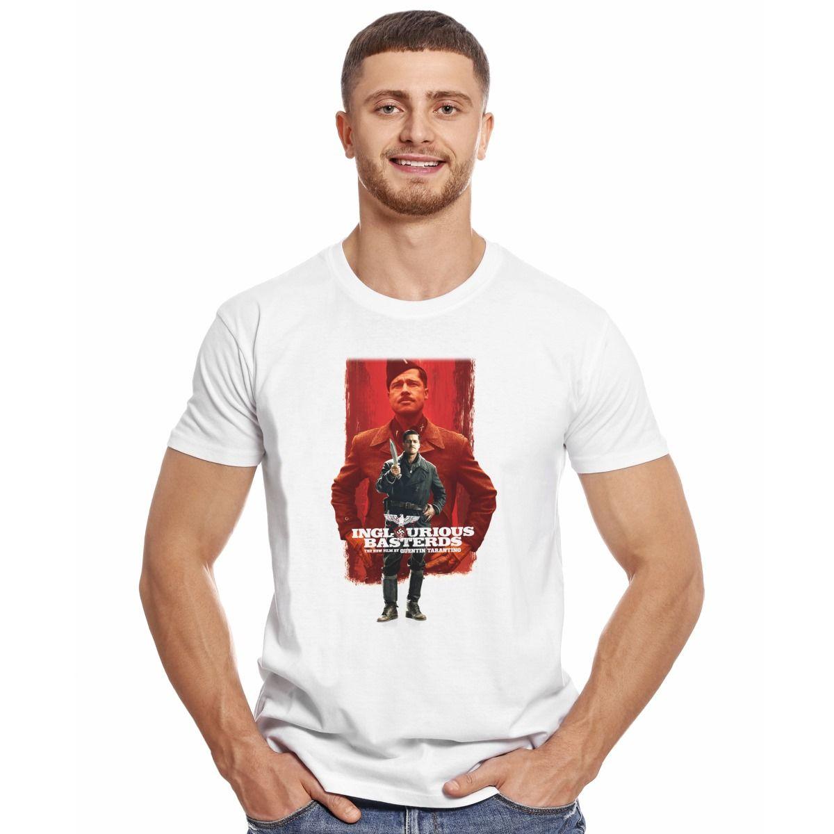 BASTARDOS SIN GLORIA POSTER POLERA MANGA CORTA HOMBRE-2