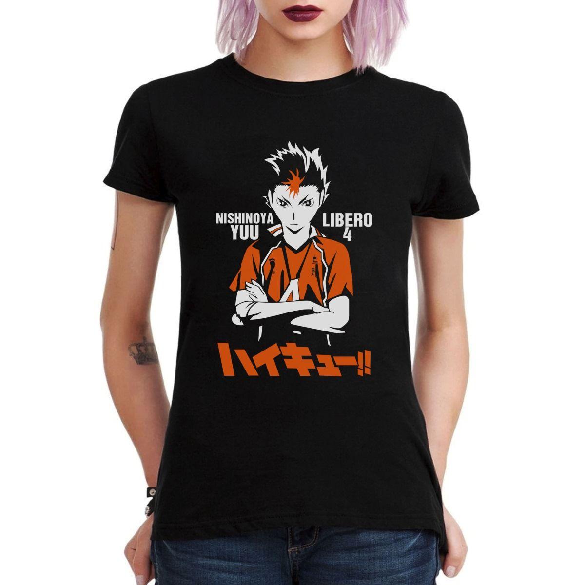 HAIKYUU NISHINOYA YUU LIBERO 4 POLERA MUJER-2